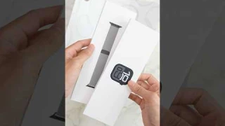 Apple Watch Series 10 in Jet Black with Slate Milanese Loop Combo!