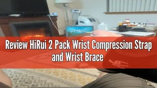 Review HiRui 2 Pack Wrist Compression Strap and Wrist Brace Sport Wrist Support for Fitness, Weightl
