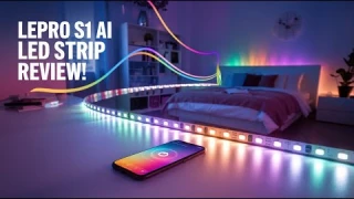 Lepro S1 AI LED Strip Lights Review  32 8ft Smart RGB Lights with AI Music Sync, IC Effects & More!