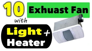Best Bathroom Exhaust Fans With Light And Heater Combo