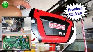 Craftsman Garage Door Opener Repair!