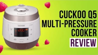 Cuckoo CMC-QSB501S, Q5 Premium Multi-Pressure Cooker 5 Quarts