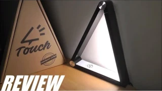 REVIEW: Thunlit Triangle Touch LED Desk Lamp w. Qi Wireless Charger!