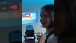 Portable Projector, HY320 Mini Projector with WiFi and Bluetooth