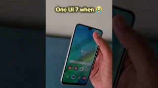 When One UI 7 😭#oneui7
