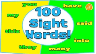 100 Sight Words Collection for Children - Dolch Top 100 Words by ELF Learning