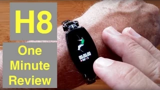 Bakeey H8 Women’s IP67 Waterproof Blood Pressure Diamond Smart Bracelet: One Minute Overview