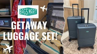 BAGSMART | NEW Front Opening Getaway Luggage Set Review! | GatorMOM
