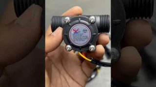 YF-S201 Water Flow Sensor Flow Meter - Black #trending #waterflow #sensor #viral #youtubeshorts