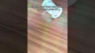 The ROBOT ON AMAZON that wakes you up on time| The Runaway Alarm Clock on Wheels for heavy sleepers