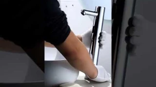 Fyeer Tall Body Automatic Sensor Tap Touchless Bathroom Faucet#touchless basin faucet