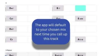 How to configure songs - Quartet Jazz Standards App