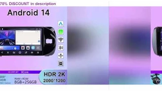 A must-have product! Wireless Carplay Android 14 For Toyota Vitz 3 XP 130 2014 - 2019 Car Multimed