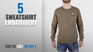 Top 10 Sweatshirt Embroidery [2018]: Scotch & Soda Men's Ams Blauw Garment Dyed Sweat With Chest