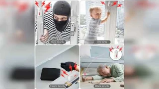 Review: Satisure Door Alarms for Kids Safety, 2 in 1 Alarm & Chime with Remote, Window/Pool Al...
