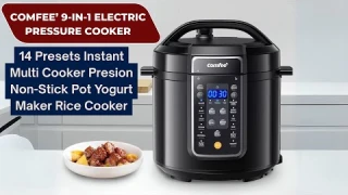 COMFEE’ 9-in-1 Electric Pressure Cooker Review | The All-in-One Kitchen Solution