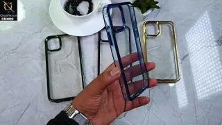 New Electroplating Color Border Lines Evo Clear Scratch Resistant Soft Case - on3100 #shorts