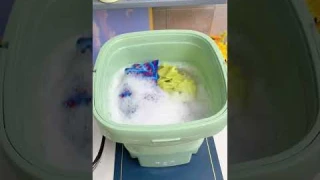 Super Handy Foldable Mini  Washing Machine #satisfying #short .