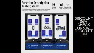 Car TPMS Tire Pressure Monitoring System Phone Display 2/4PCS Car Motorcycle Bluetooth APP External