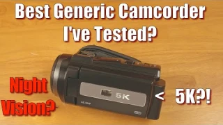 Generic 5K Camcorder From Amazon: Review and Test