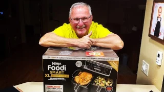 HONEST REVIEW OF THE  NINJA FOODI SMART XL 2 BASKET 10-QUART CAPACITY AIR FRYER! / CHICKEN AND TOTS!