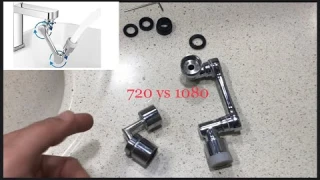 Upgrade: 1080 Degree Swivel Kitchen Sink Faucet Aerator Universal