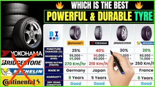 Best Car Tyre Brands 2025🚗Continental vs Bridgestone vs Michelin vs Yokohama | Top Tire Review