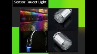 Led Faucet Light With Temperature Sensor - Temperature Sensor Faucet Light