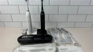 Aquasonic Duo - 2 Electric Toothbrushes and 1 Charging Base