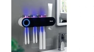 iHave Toothbrush Holders for Bathrooms, UV Toothbrush Sanitizer and Holder Smart Home Bathroom
