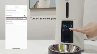 Setting Page Guide Petory F01W