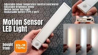 Motion Sensor LED Light (From Temu)