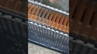 cleaning radiator