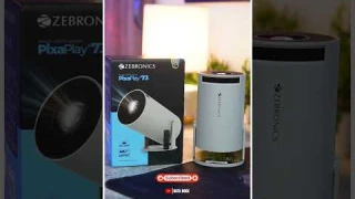 Best Budget 4K Android Projector | ZEBRONICS PIXAPLAY 73 Smart Projector, WIFI, Bluetooth, Apps