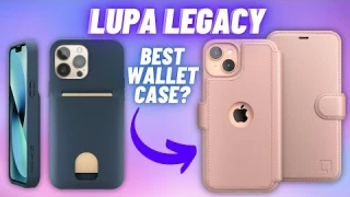 Lupa Legacy iPhone 14 Pro WALLET Cases! Leather Book-Style Wallet REVIEW!