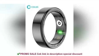 [2024 ] COLMI R02 Smart Ring Military Grade Titanium Steel Shell Health Monitoring IP68 & 5ATM Water