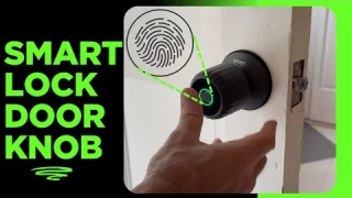 I Installed this Smart Door Knob Lock by GHome and Its Functionality Is Super! #fingerprint