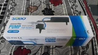 Unboxing SOBO Aquarium Top filter (WP-1880F) $ Installation