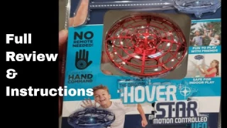 Hover Star Motion Sensors Controlled UFO Drone Review ✅
