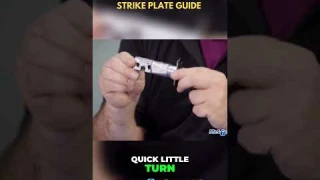 Schlage Deadbolt Latch | Easy Adjustment & Strike Plate Guide