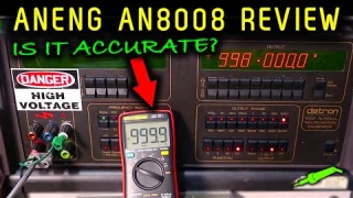 🔴 Aneng AN8008 Multimeter Review - Accuracy Testing With Calibrators - No.906