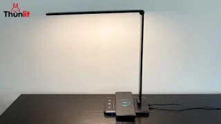 Thunlit Wireless Charging Desk Lamp LED 3 Color Temperatures Adjustable Brightness