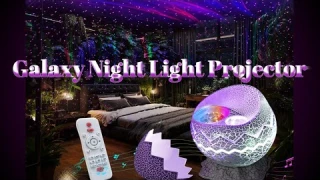 Galaxy Projector | Galaxy Nightlight Projector Review | Dinosaur Egg Galaxy Star Projector