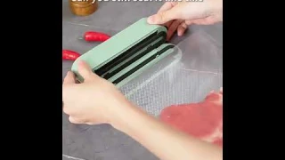 Compact USB Rechargeable Vacuum Sealer Kit with Digital Display. #shortsyoutube #shortvideo #gadgets