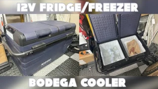 This 12V Dual Zone Fridge/Freezer is going to be GAME CHANGER for #vanlife | Bodega Cooler 80 Qt 70L