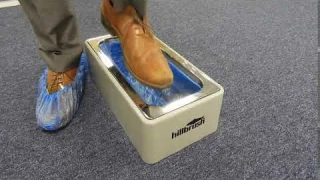 Hillbrush AD1 Automatic Shoe Cover Dispenser - How To Use