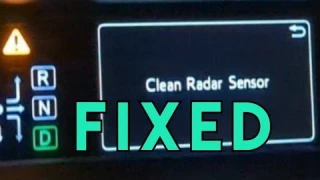 Clean Radar Sensor - Toyota (Cruise Control)