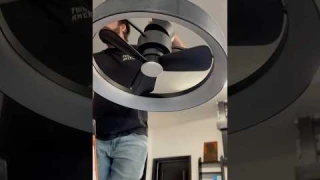 Installing the Artika Austin 23” LED fan in our garage. #costcofinds