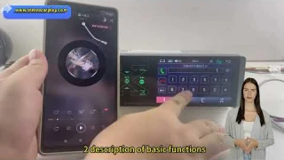 4188TM Single Ingot MP5 Smart AI Voice Bluetooth Car Player