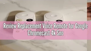 Review Replacement Voice Remote for Google Chromecast 4k Snow/HD TV, Remote Control for G9N9N, GA014